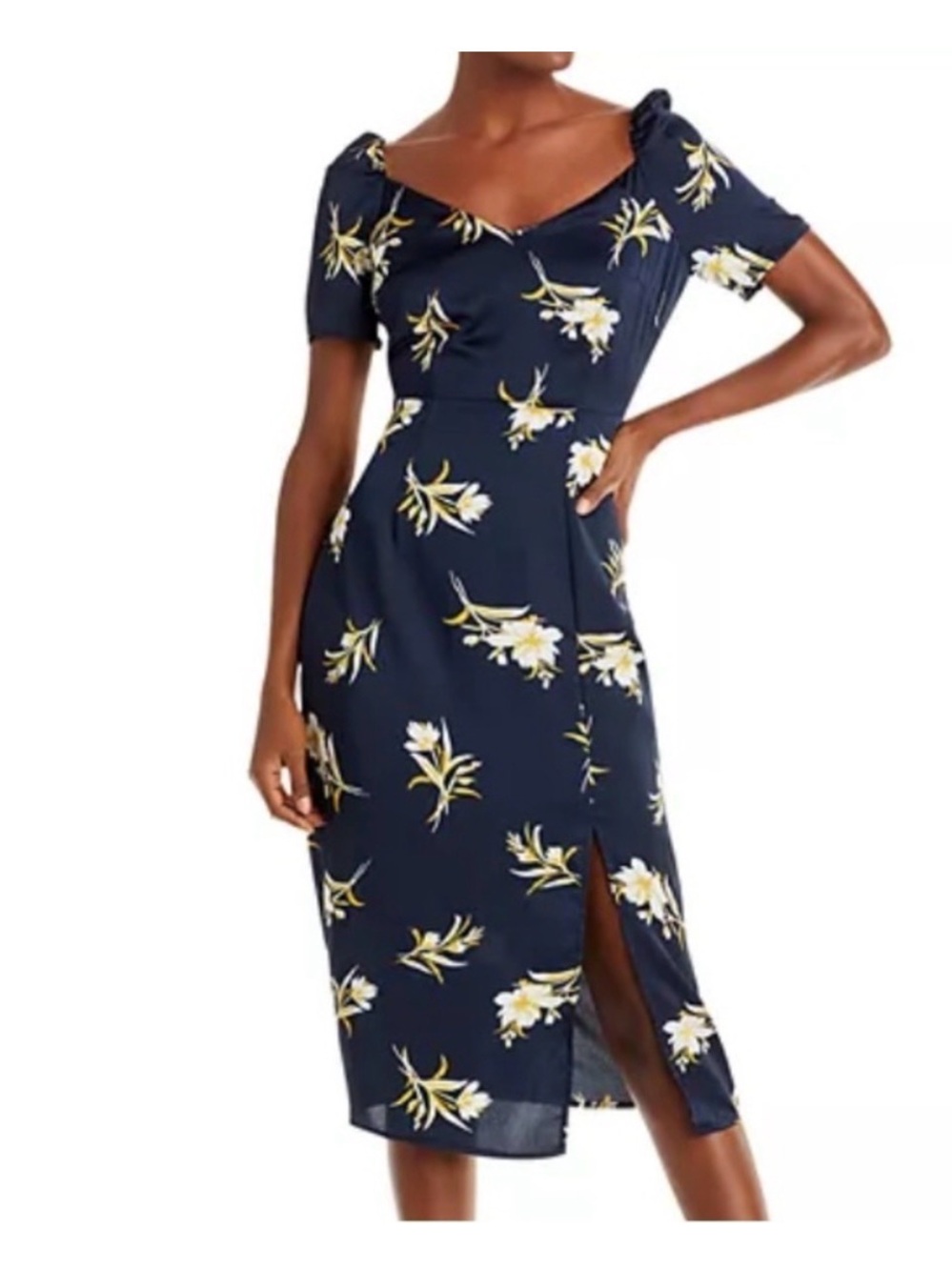 Sam Edelman Puff Sleeve Dress - Picture 3 of 8